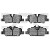 Mini Cooper JCW Rear Brake Pads Value Line Gen3 F56 F57 JCW from 2020 Mini Cooper JCW Rear Brake Pads Value Line Gen3 F56 F57 JCW from 2020