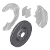 Front Brake Rotor Drilled each OEM Gen3 JCW MINI Cooper S F56 Hardtop F57 Convertible 2014+ Front Brake Rotor Drilled each OEM Gen3 JCW MINI Cooper S F56 Hardtop F57 Convertible 2014+