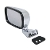 Classic Mini left hand side chrome door mirror