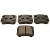 Classic Mini Brake Pads 's' Kevlar Ebc (black) Classic Mini Brake Pads 's' Kevlar Ebc (black)