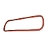 Rocker/valve cover gasket for alloy type silicone, 9-Stud Heads Rocker/valve cover gasket for alloy type silicone, 9-Stud Heads
