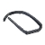 Australian Mini Left Hand Side Front Seal Quarter Window Australian Mini Left Hand Side Front Seal Quarter Window