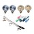 Classic Mini Black Rally Lamp Bar With Driving And Fog Lights Classic Mini Black Rally Lamp Bar With Driving And Fog Lights