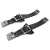 Classic Austin Mini Leather Bonnet Straps Sold As Pair Black