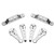 Classic Mini 6-Piece Polished Aluminum Door Handle Set 1983 Onward Classic Mini 6-Piece Polished Aluminum Door Handle Set 1983 Onward