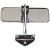 Classic Mini Interior Mirror Stainless Steel 6 Inches Long