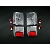 Classic Mini Clear Rear Lamp Conversion Kit With Colored Bulbs Classic Mini Clear Rear Lamp Conversion Kit With Colored Bulbs