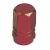 Alloy Valve Stem Cap Set, Red Alloy Valve Stem Cap Set, Red