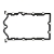 MINI Cooper & S oil pan gasket R50 R52 R53, Value Line MINI Cooper & S oil pan gasket R50 R52 R53, Value Line