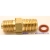Oil pressure gauge adapter for fitting into block, Oil pressure gauge adapter for fitting into block,