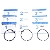 Part No. R41570-40 - Piston Ring Set +.040 Rings For 21253 Piston Or 21962 Piston Ring Set +.040 Rings For 21253 Piston Or 21962