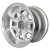 6x10 Minilight Wheel By John Brown Wheels, Silver, (w/lugs, cap)