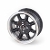 6 x 13 CLASSIC 8 WHEEL BLACK (w/lugs, cap) BY VTO WHEELS