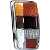 Classic Mini Rear Lamp Assembly Clear Lens Left Hand Side W/reverse Classic Mini Rear Lamp Assembly Clear Lens Left Hand Side W/reverse