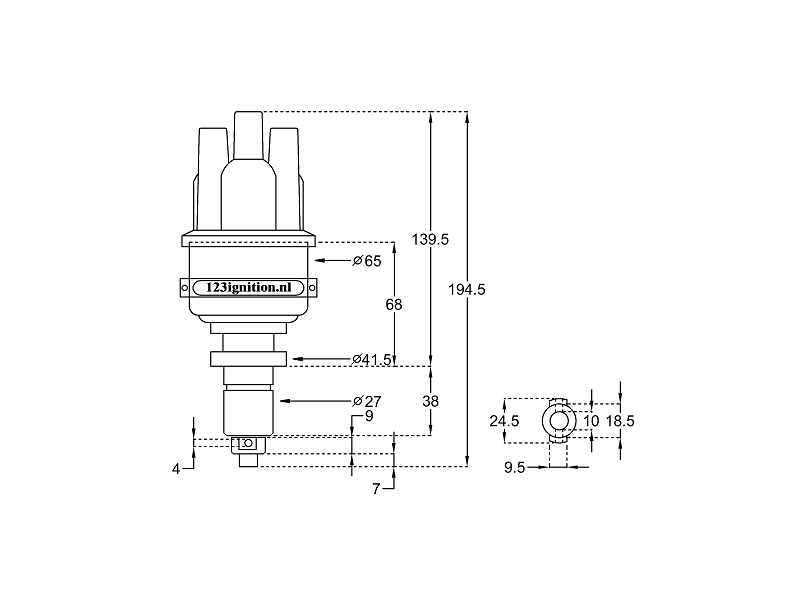 Classic Mini 123 A+ Distributor - Bluetooth Programmable Classic Mini 123 A+ Distributor - Bluetooth Programmable