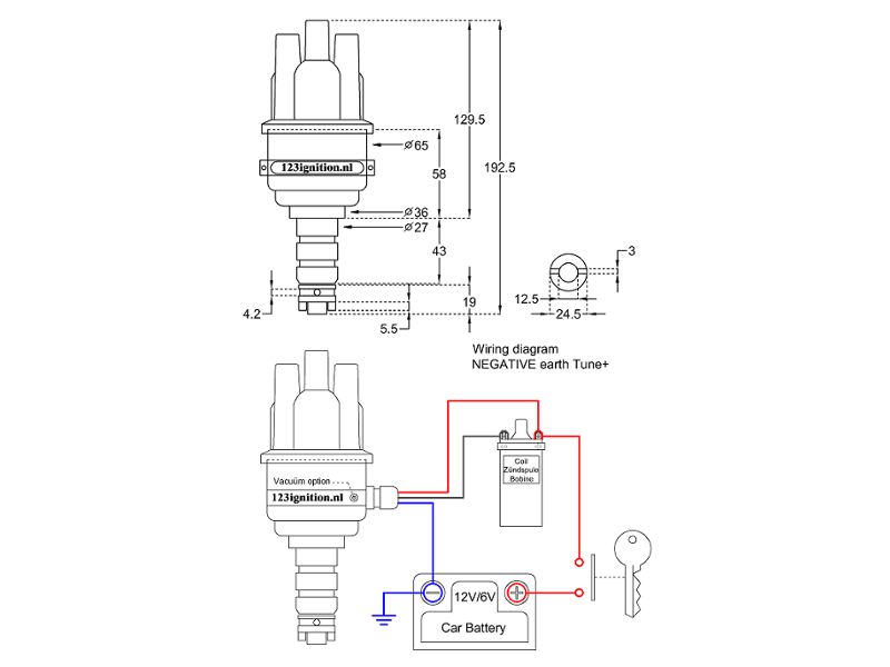 Classic Mini 123 Mini Distributor - Bluetooth Programmable Classic Mini 123 Mini Distributor - Bluetooth Programmable