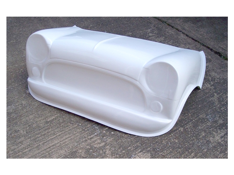 Classic Mini 1piece Round Front End Fiberglass