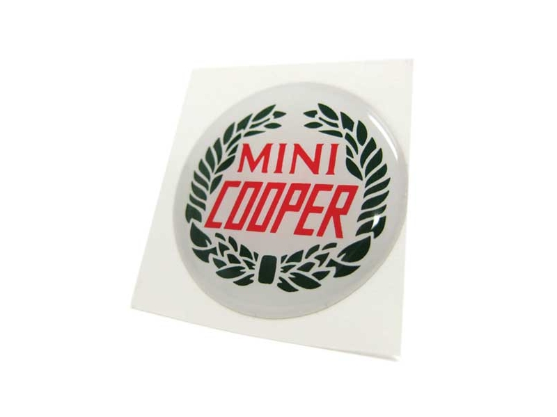 Mini cooper clearance logo sticker