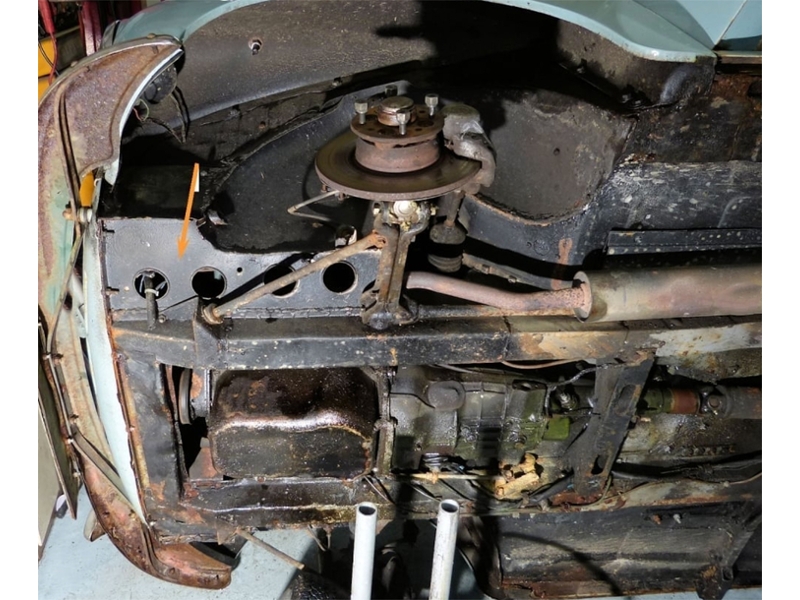 Tie Plate Left Hand Engine Bay Floor | Morris Minor     