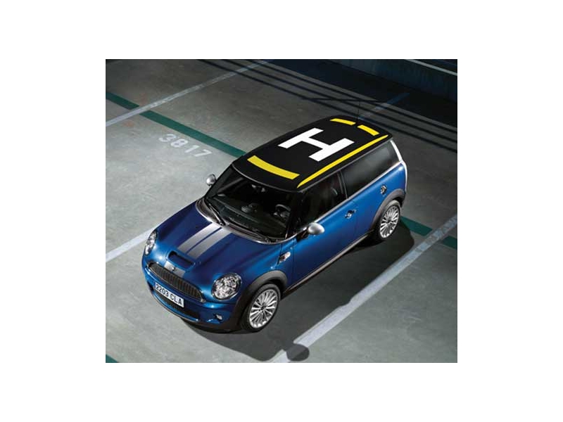 ROOF GRAPHIC HELIPORT WHITE - R55 COOPER AND S CLUBMAN