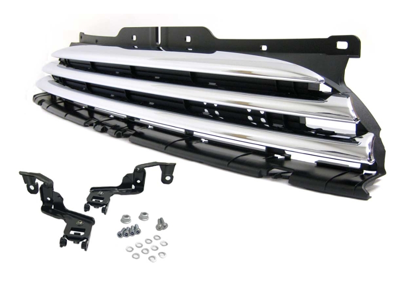OEM Grille w/Chrome Brackets MINI Cooper Non-S R55 R56 R57 R58 R59 2011+ Gen2 OEM Grille w/Chrome Brackets MINI Cooper Non-S R55 R56 R57 R58 R59 2011+ Gen2