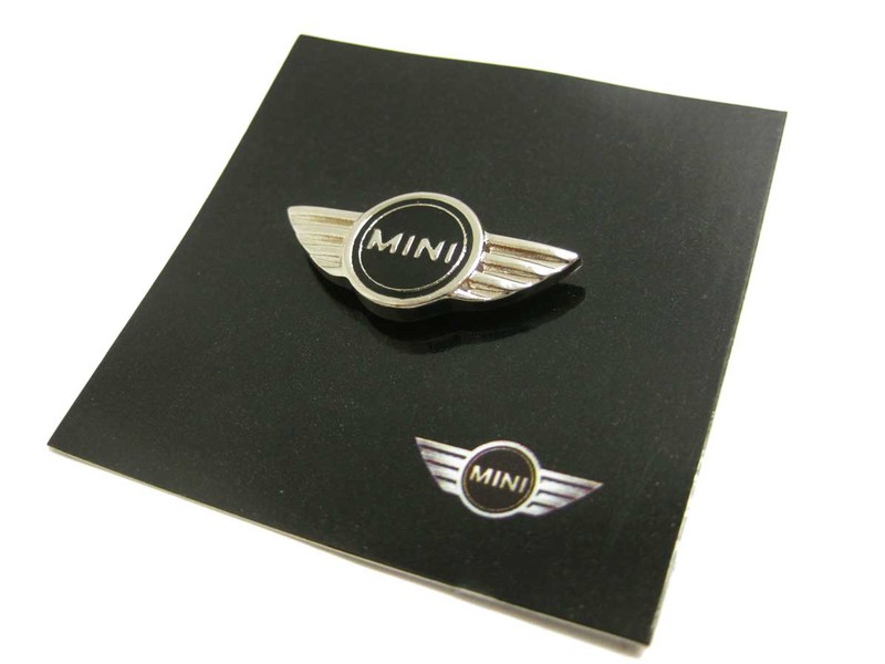 Mini Cooper Wings MINI Logo Badge Emblem: Chrome Wings + Black: 4.75 - MINI  Cooper Accessories + MINI Cooper Parts