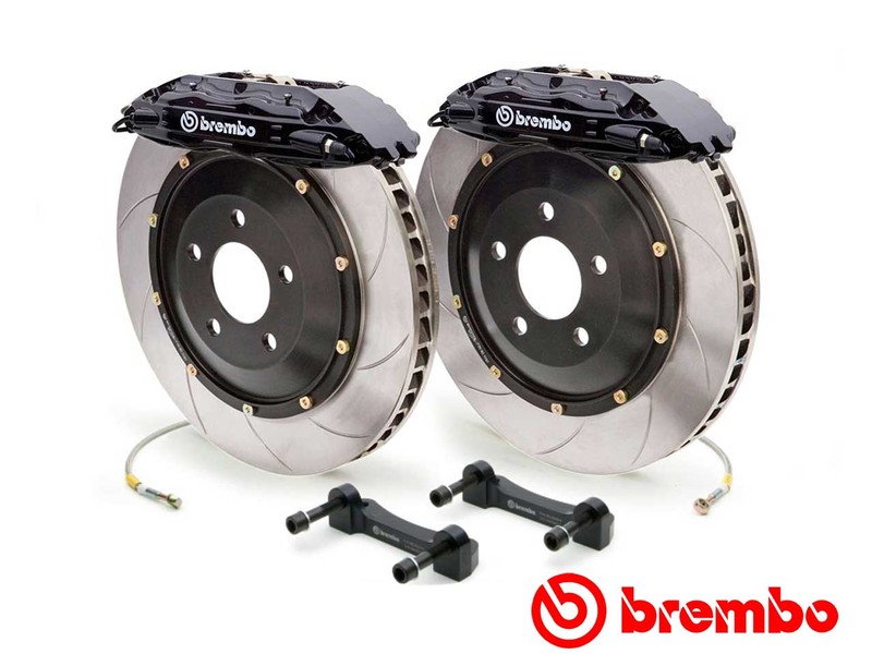 Brembo Gt 12.9 Front Big Brake Kit Black Slotted