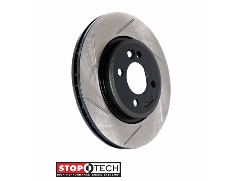 Mini Cooper Slotted Brake Rotor Stoptech Gen2 R55 R56 R57 R58 R59