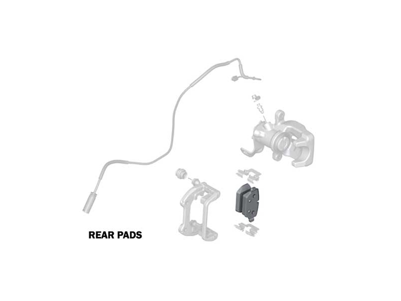 MINI Cooper Rear Brake Pad Set R60 R61 To 07/2011 OEM