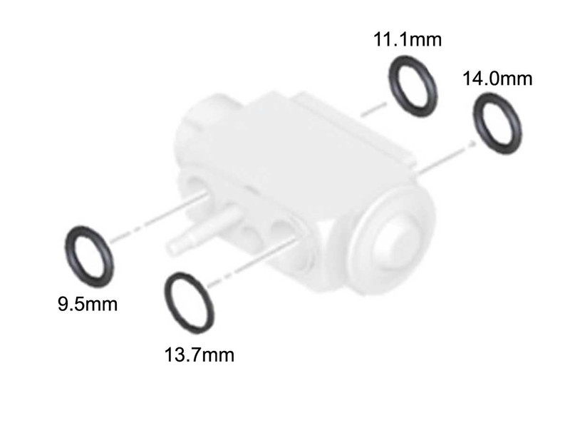 MINI Cooper O-Ring set for AC Expansion Valve OEM Gen2 R55 R56 R57 R58 R59 R60 R61
