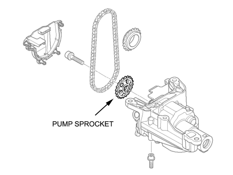 MINI Cooper, Cooper S OEM, N12 & N14 engine Oil Pump Sprocket, Clubman R55, Hardtop R56, Convertible R57 2007-2010