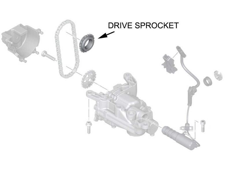 MINI Cooper Oil Pump Drive Sprocket OEM 2011+ R55 R56 R57 R58 R59 R60 R61