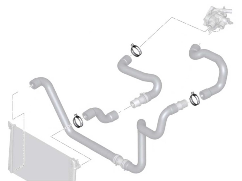 Mini Cooper S 40mm Hose Clamp For Radiator Hoses Oem Gen2 R60 R61 Mini Cooper S 40mm Hose Clamp For Radiator Hoses Oem Gen2 R60 R61