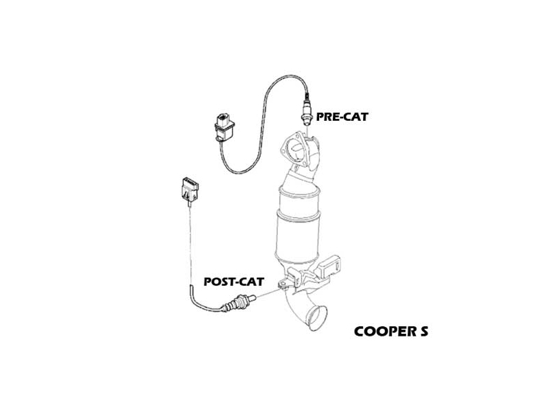 MINI Cooper 02 lambda sensor OEM replacement R55 R56 R57 R58 R59 R60 and R61