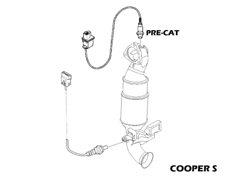 O2 Oxygen Sensor Pre-Cat Value Priced MINI Cooper Cooper S R55 R56 R57 2007-2010 Gen2