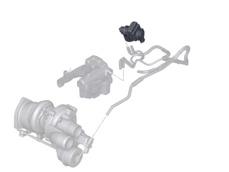 Mini Cooper S Turbo Vacuum Control Pressure Converter Value Line Gen2 R55 R56 R57 R58 R59 R60 R61
