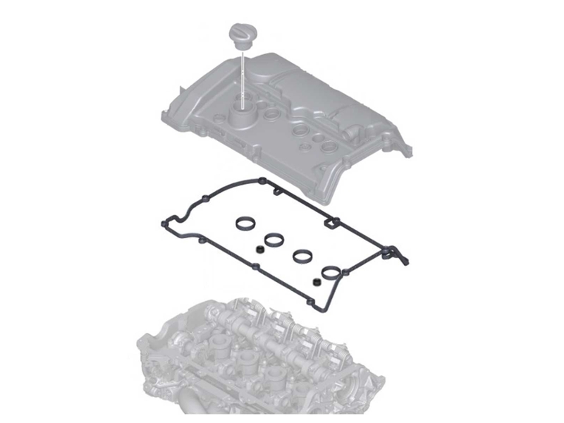 Mini Cooper S Valve Cover Gasket Set N18 Value Line Gen2 2011+ R55 R56 R57 R58 R59 R60 R61