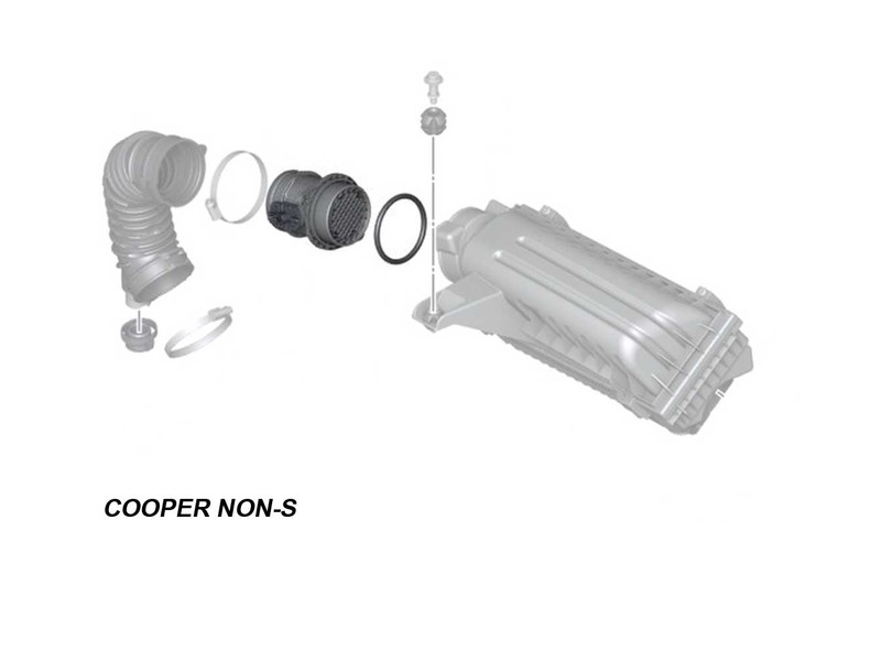 MINI Cooper Hot Film Air Mass Meter Mass Air Flow Sensor MAF OEM Gen2 R55 R56 R57