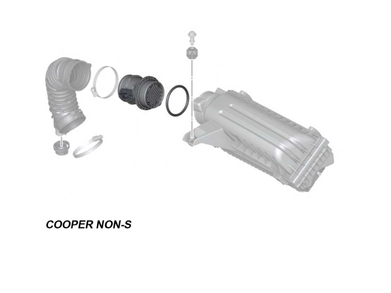 MINI Cooper hot film air mass meter Value Line R55 R56 R57 2011+