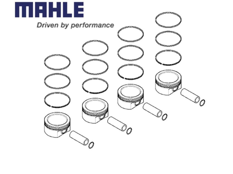 Mini Cooper Pistons Mahle Forged R55 R56 R57 Cooper S