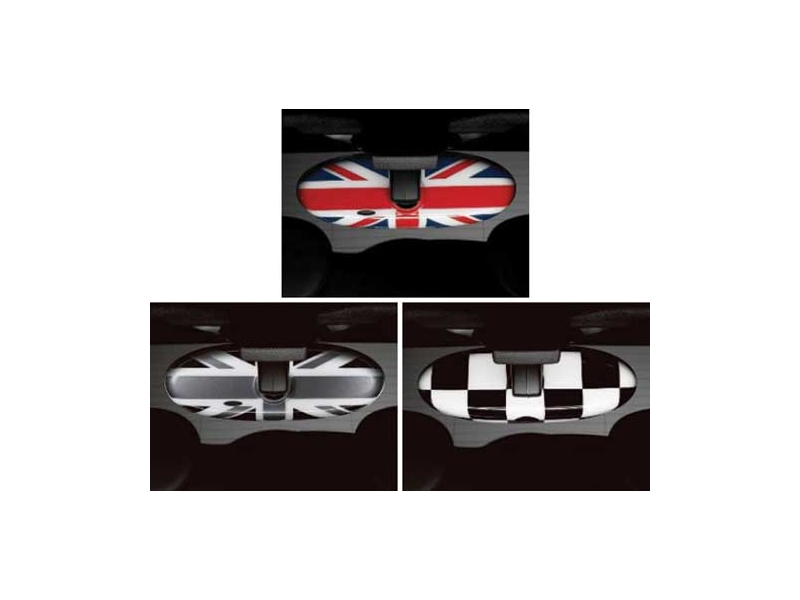Mirror Cap Interior Checkered w/o EC - R50/53/55/56/57/60 MINI Cooper & S