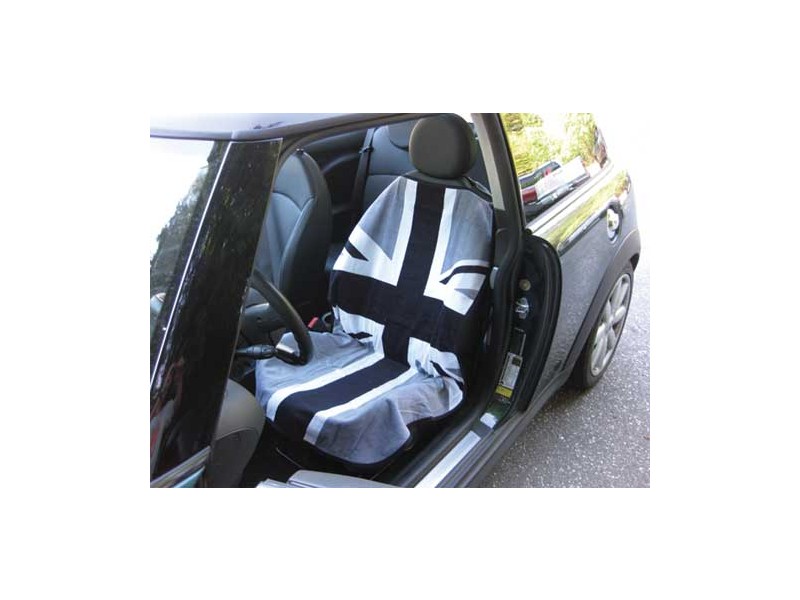 MINI Cooper Union Jack Seat Covers - Classic | Black Gray | Checkered 