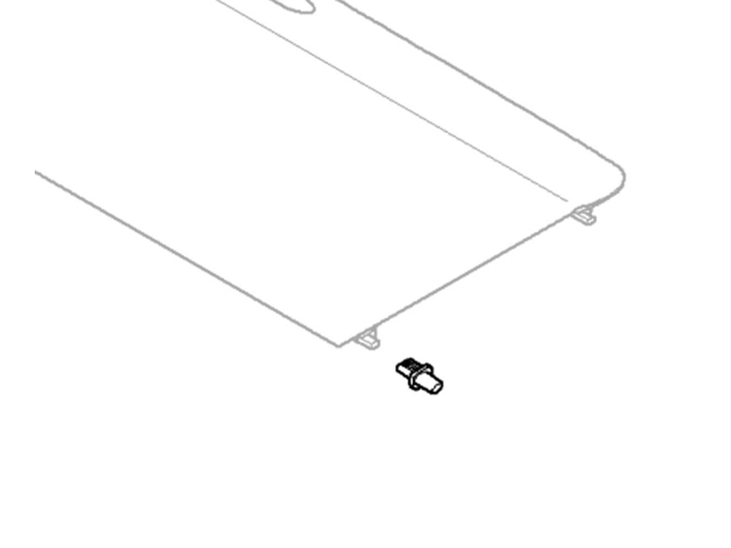 Mini Cooper Rear Parcel Shelf Pivot Pin Pair Oem Gen2 Clubman R55