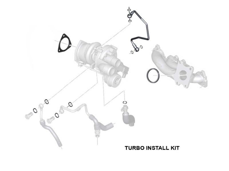 Turbo Upgrade Kit MINI Cooper S R55 R56 R57 Gen2 2007-2010