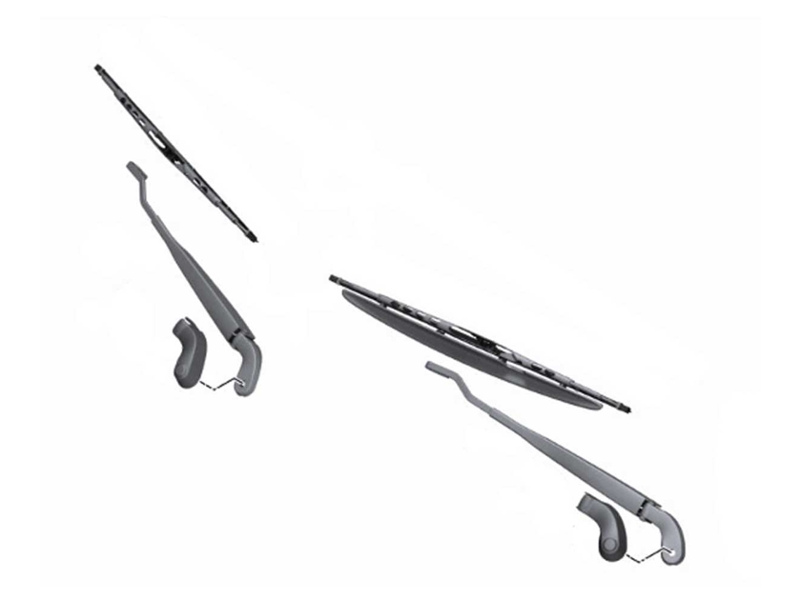 OEM Windshield Wiper Arms with Blades  | Gen1 and Gen2 MINIs (2002 to 2012)