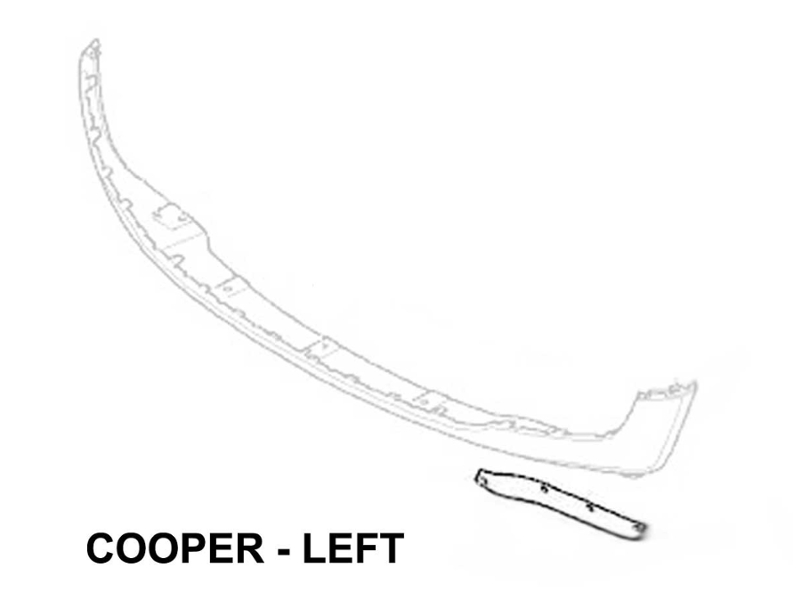OEM Front Lower Wind Deflector Left Side Mini Cooper Non-s R55 R56 R57 Gen2