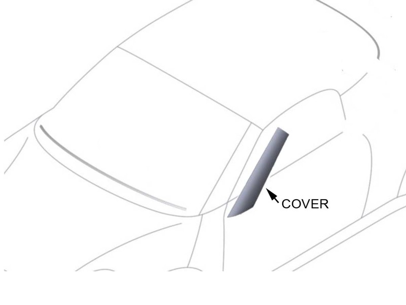 Mini Cooper A-pillar Cover Left Oem Gen2 R58 R59 Coupe Roadster