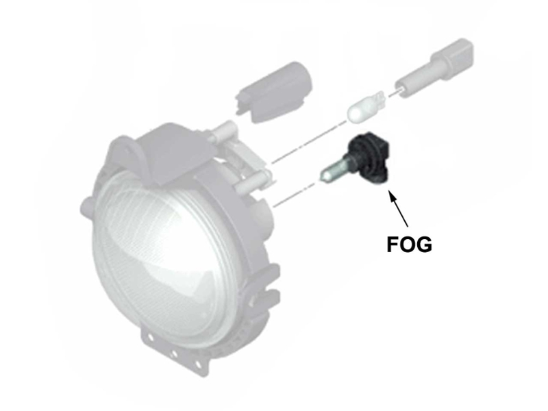 Mini Cooper Fog Light Bulb OEM Gen2 R55 R56 R57 R58 R59 R60 R61