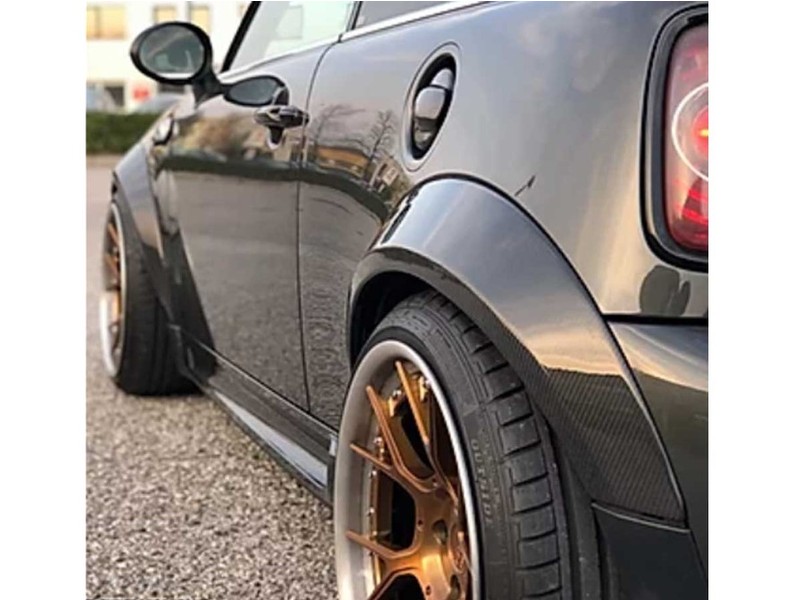 Mini Cooper Carbon Fiber Fender Flares Wide Wheel