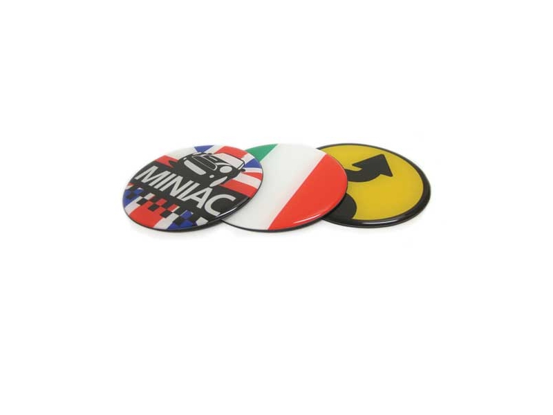 Dome Style 3 Magnetic Mini Cooper Badge - Portugal Flag Dome Style 3 Magnetic Mini Cooper Badge - Portugal Flag